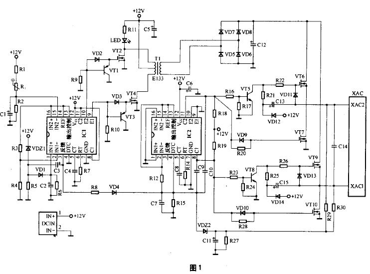 车载逆变器电路图
