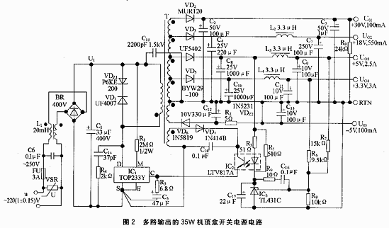 TOPSwitch-FX系列单片机开关电源