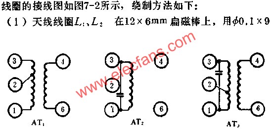 D7641线圈的接线图  www.obk20.com