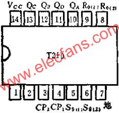 T210 2-5-10进制计数和减法计数的应用电路图  www.obk20.com