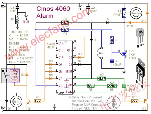 4060防盗报警器 www.obk20.com