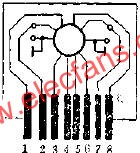 KDD-08电子琴集成电路外形及管脚排列图  www.obk20.com