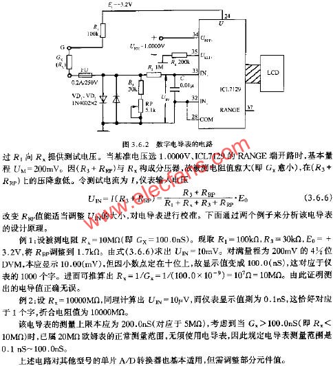 数字电导表的电路  www.obk20.com