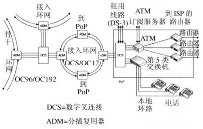 SONFF光网络环和载波PoP