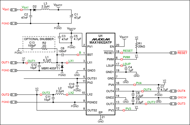 图13. PCB布线原理图