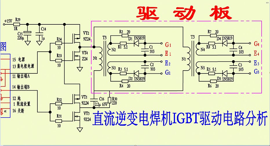 ZX7－200逆变直流焊机控制脉冲驱动电路分析