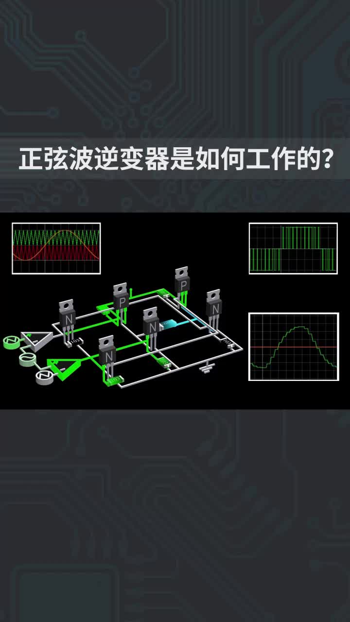 正弦波逆变器是如何工作的？#逆变器 