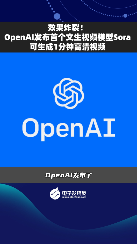 效果炸裂!OpenAl发布首个文生视频模型Sora可生成1分钟高清视频 #OpenAl 