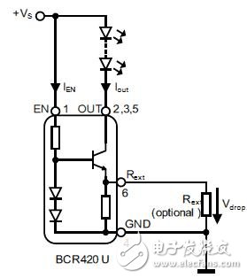 基于BCR420U的线性恒流LED驱动电路