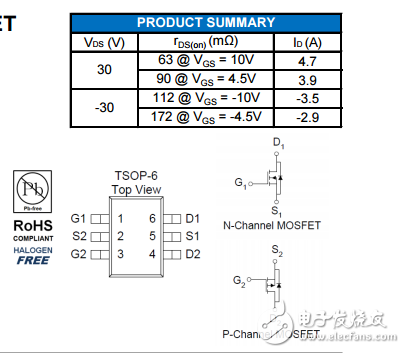 AM3599C-T1-PF 替代AO6609适用于:电动牙刷 马达