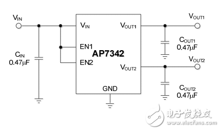 Diodes Incorporated 集成电路（IC） AP7342D-3030FS6-7