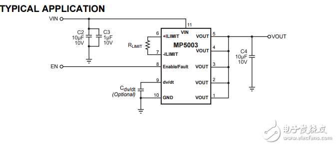 mp5003可编程电流自动启用限位开关