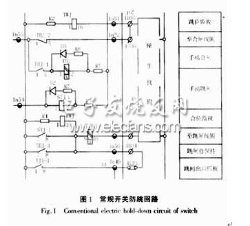 常见的开关防跳回路