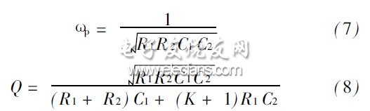 电路参数与元件值的关系