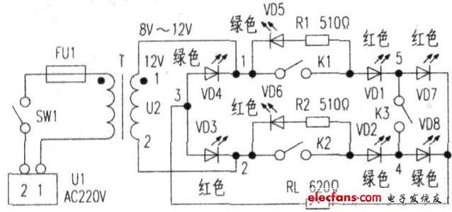 简单的桥式整流电路演示器制作