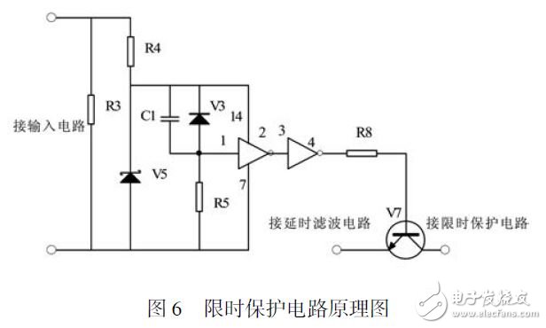 图6 限时保护电路原理图