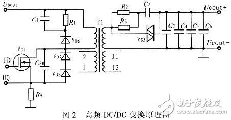 高频DC/DC变换原理图