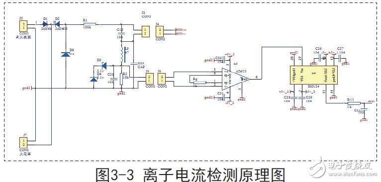 离子电流检测原理图