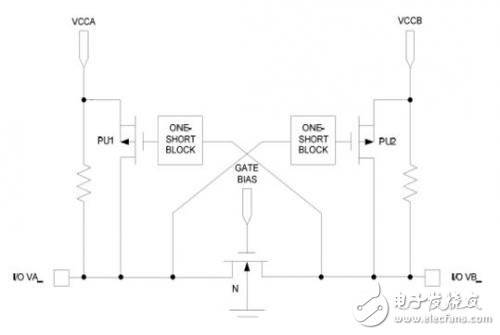 双向自动感应漏极开路输出结构图