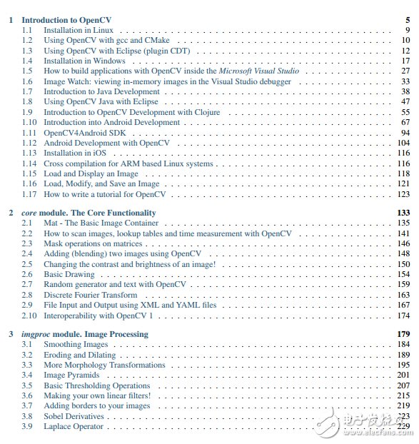 THE opencv tutorials学习教程