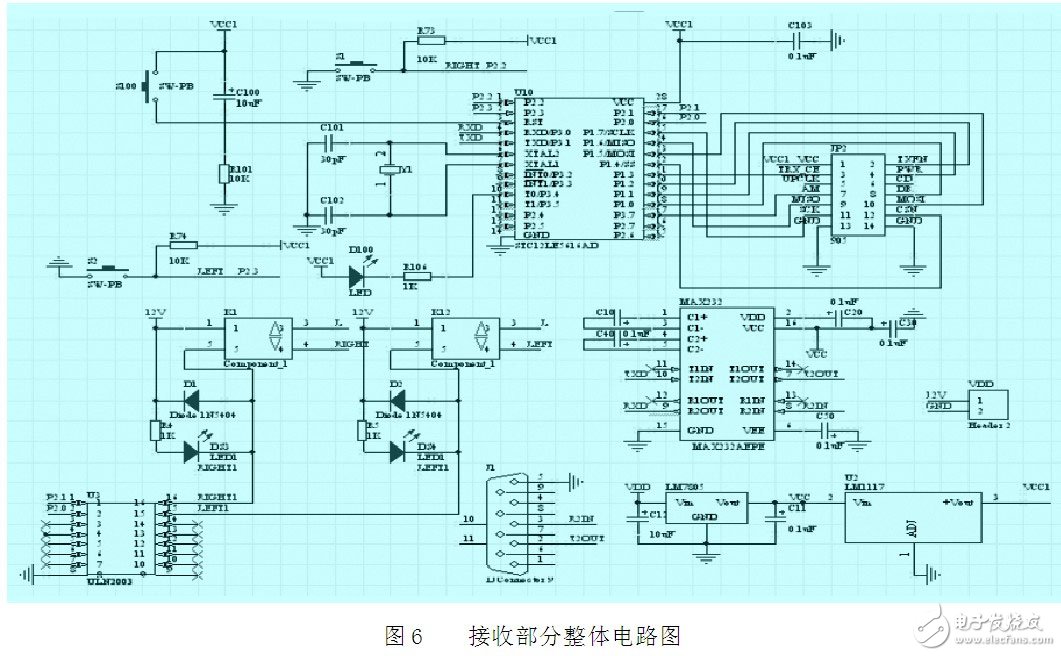 基于NRF905的无线窗帘控制器模块电路设计