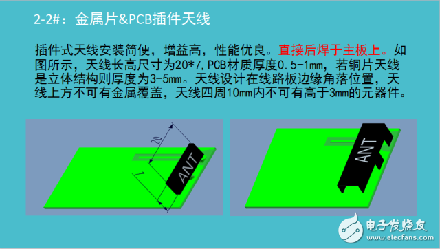 pcb插件天线