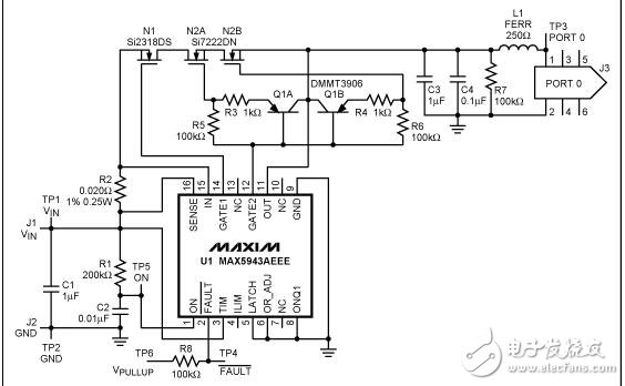 通过UL认证的IEEE1394标准单/双端口FireWire保护电路