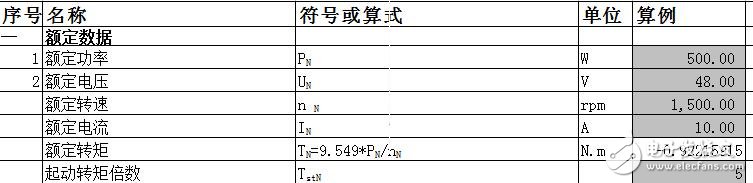 永磁直流电机电磁设计算例