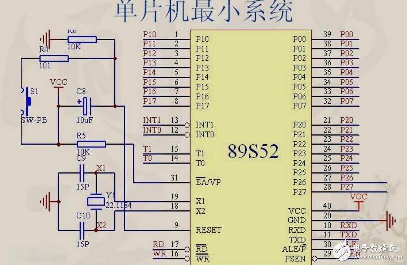 51单片机实验例子 - 数码管静态显示