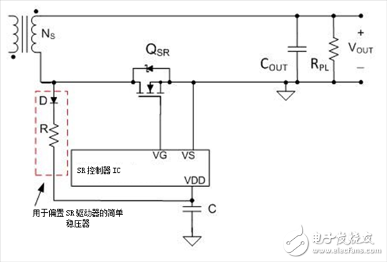 怎么在智能手机充电器中偏置SR控制电路IC？