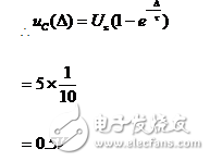 一阶网络的零输入响应和零状态响应实验