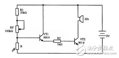 光控报警器电路图解，光控报警电路原理
