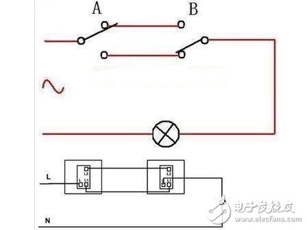 插座开关都是单独的，有二个接线桩。如图所示L1是火线输入，L2是火线输出，火线输出的作用就是通过开关控制插座的电源或灯的亮暗。