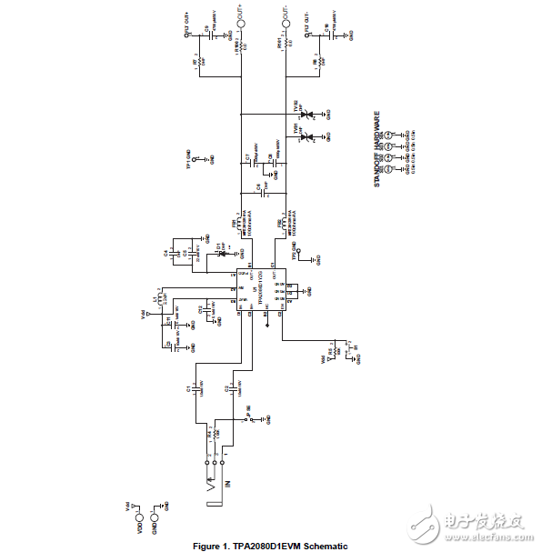 tpa2080d1音频功率放大器模块