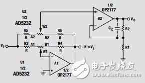 采用基于非易失性存储器的数字电位器的多功能可编程放大器