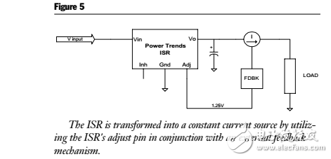 使用pt6100/6210/6300作为恒流源的集成开关稳压器