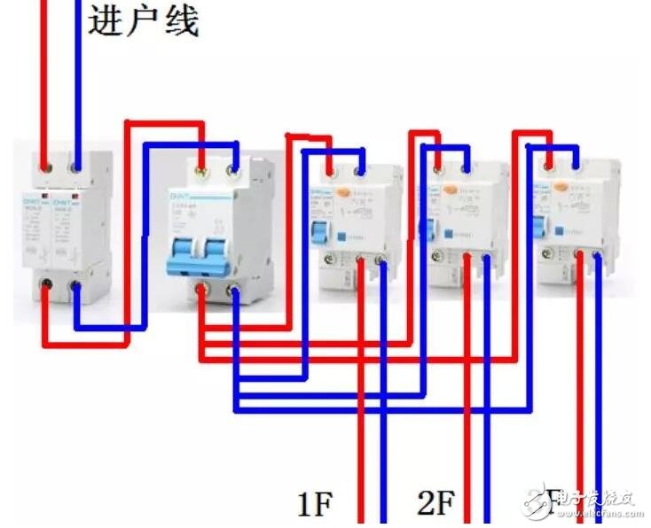 漏电保护器接线