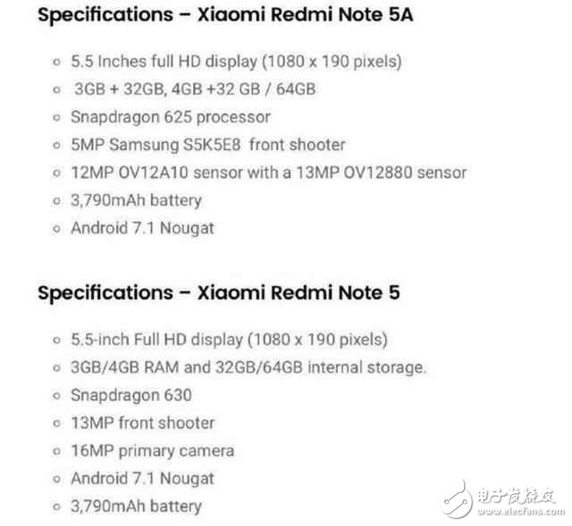 红米Note5、红米Note5A最新消息汇总：外观、配置、拍照、续航曝光，小米下半年销量就靠它