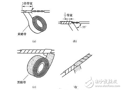 电线接头用胶布的缠法_绝缘胶布缠绕电线图片_电线接头包胶布规范分享