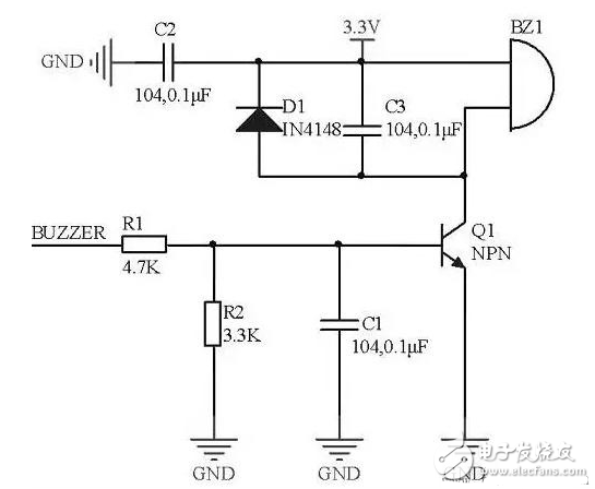 蜂鸣器驱动电路图解_有源蜂鸣器原理_有源蜂鸣器和无源蜂鸣器如何区分