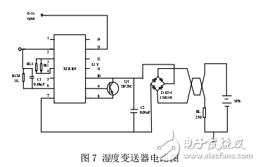 HS1101感湿元件的应用