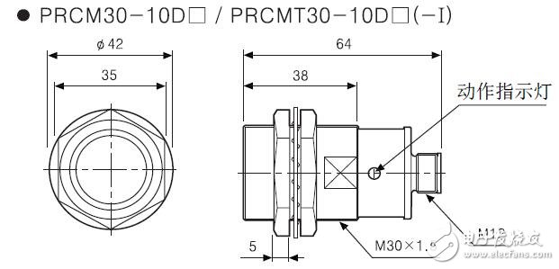 PRCM系列接近开关的参数特性