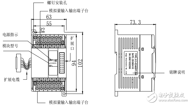 XC-E2AD2PT2DA扩展模块操作手册