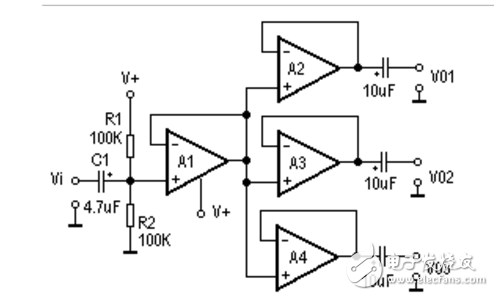 LM324单电源放大电路