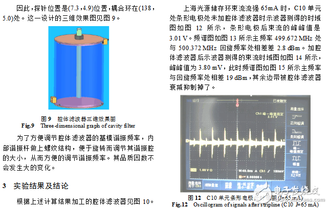 腔体带通滤波器设计案例