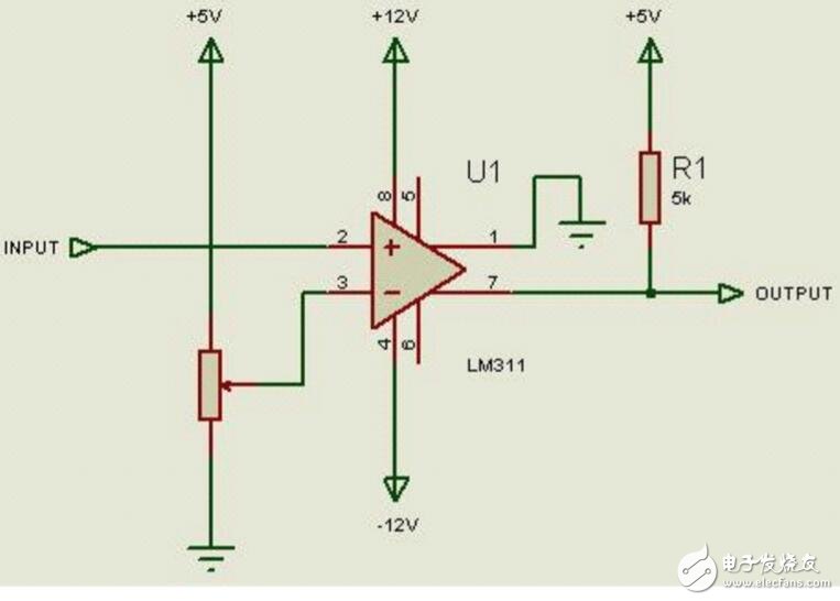 lm311经典电路,lm311典型应用电路