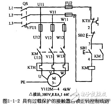 接触器自锁控制线路图解