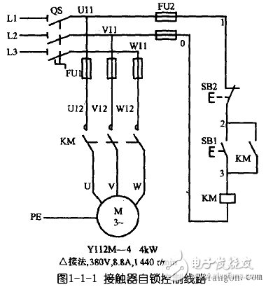 接触器自锁控制线路图解