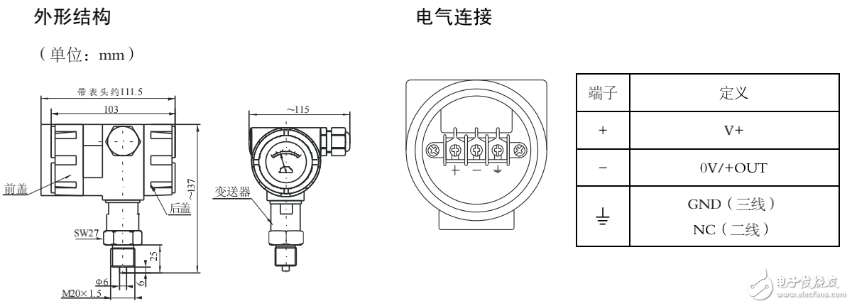 MPM483型压阻式压力变送器