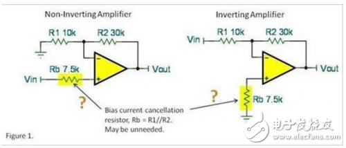 输入偏置电流消除电阻探究